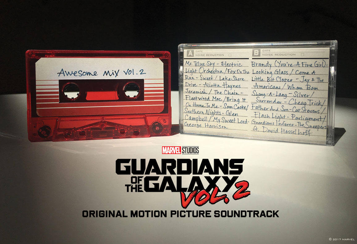 guardians of the galaxy vol 2 soundtrack cassette
